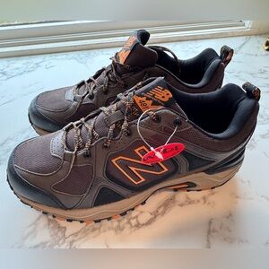 New Balance Men's Brown and Orange Athletic Shoes